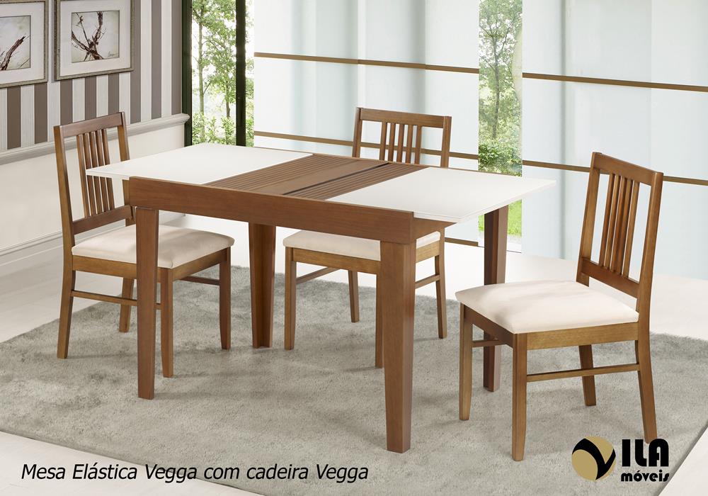 Mesa Elástica Vegga com Cadeira Vegga